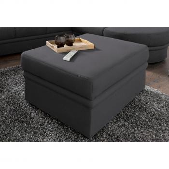 SIT & MORE Hocker Savoni, Leder und Polyester