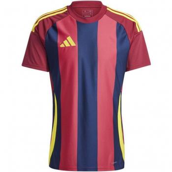 Sportive Adidas Maglietta Blu Righe Uomini L