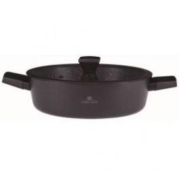 NK340 Gerlach Alu‑Topf+Pfanne in Silber
