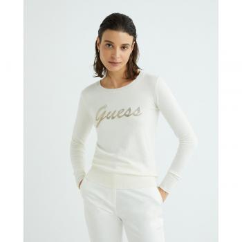 Guess Top de mujer manga larga con diseño de logo