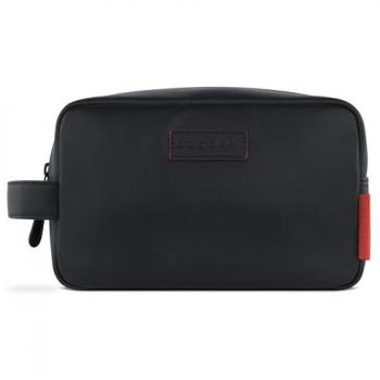 Bugatti Nécessaire Clark Rosso Scarlatto e Nero