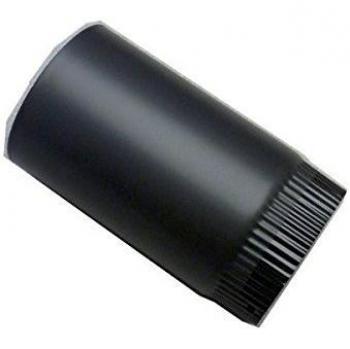 Tuyau émaillé pour poêle 25 cm noir mat diamètre 150