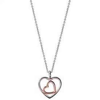 XenoX Damen Love Story Halskette 925er Silber XS2774R
