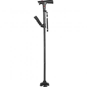 Trusty Folding Cane with LED and Alarm for Elderly