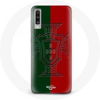 Case Samsung Galaxy A70 con logo del Portogallo verde e rosso