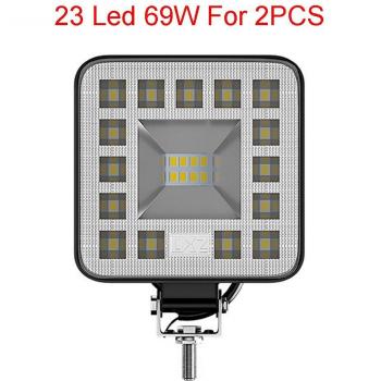 Round LED Spotlight for Off-Road Vehicles