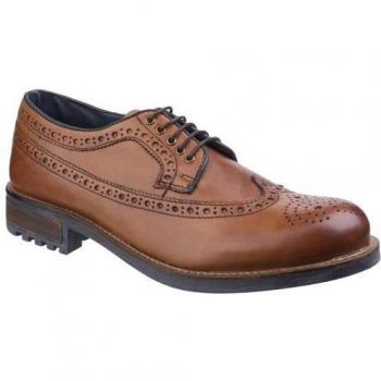 Brogue Cotswold – Souliers en Cuir Poplar, Couleur Marron, Taille 12 UK