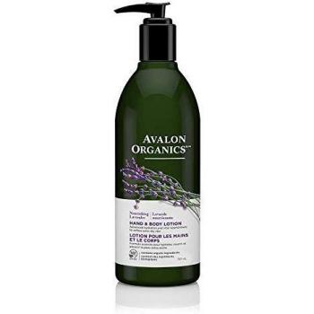 Avalon Organics Hand & Body Lotion Moisturizing Lavender, Non-GMO & Vegan, 12 oz
