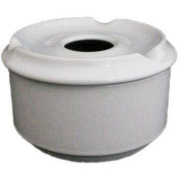 Aschenbecher 11 cm aus Weißer Keramik – 6‑teiliges CENICEROS Set, wasserabweisend