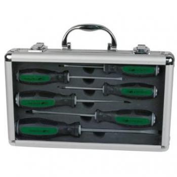 Juego de Destornilladores con Seis Piezas Continuas y Hoja Mannesmann M11114