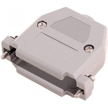 Encitech D-SUB 9-Pin Plastic Housing, Light Grey, 180°