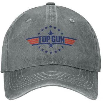 Tête‑de‑bateur Bicaco Tom Cruise – Casquette baseball en coton, couleur grise