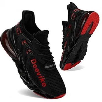 Scarpe Running Deevike Donna 41 Nero e Rosso