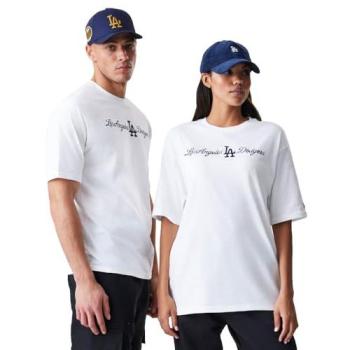 Oversized White New Era MLB Los Angeles Dodgers Shirt XL Men