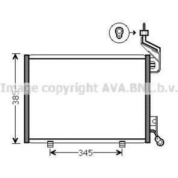 AVA COOLING SYSTEMS FD5444 Condenseur de climatisation