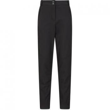 Mountain Warehouse Ladies Sierra II Softshell RECCO Ski Trousers (Black)