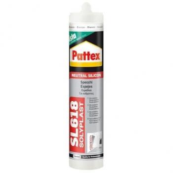 Pattex silicone de finition transparente pour miroirs