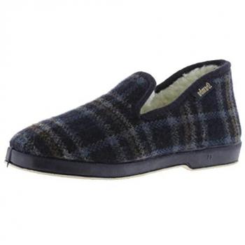 Victoria Fleece Lined Plaid Slippers