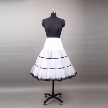 Falda Crinoline en Rojo Negro – Talla Pequeña