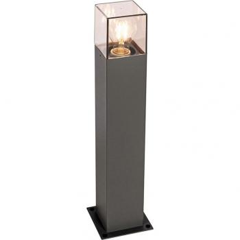 Contemporary Outdoor Floor Lamp 50 cm Dark Grey IP44