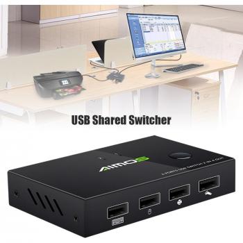 USB 2.0 Peripherie-Switch 2 zu 4