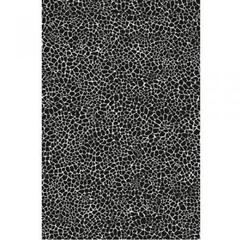 Décopatch Papier n° 564 Lot de 20 Feuilles de Papier mâché 395 x 298 mm Noir Motif Girafe