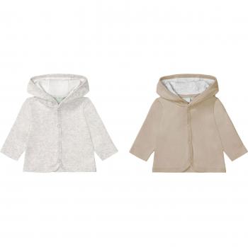 Lupilu : Double Veste Bébé en Tissu Légèreté – Beige & Gris Clair