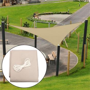 3×3×3 m Outdoor Triangle Sunscreen Shade – Rain Cover, UV Blocker for Garden & Patio