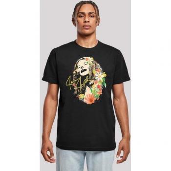 F4NT4STIC Bandshirt Janis Joplin Blumen, Herren, 100% Baumwolle