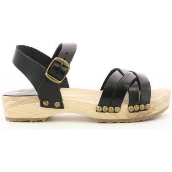 Sandali Kickers Solar neri per bambini