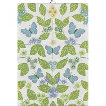 Torchon Ekelund en tissage pixelisé 35x50 cm Vert Fjärilsdröm