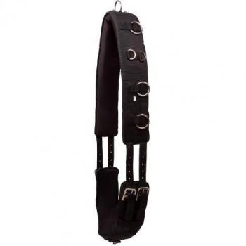 Imperial IRH Deluxe Lunge Girth in Black Nylon