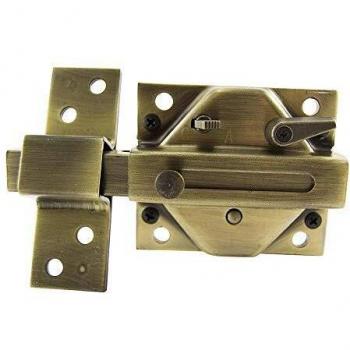 Cerrojo de seguridad latonado 85 mm 5 llaves