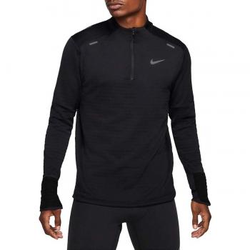 Schwarzes Nike Therma-Fit Repel Element Half-Zip Longsleeve für Herren in Größe XL