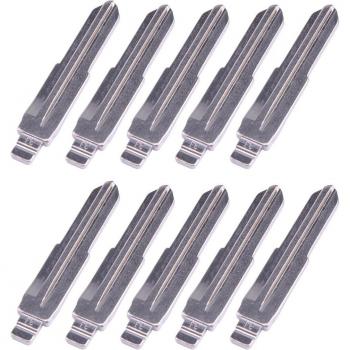 Hoja de llave sin cortar para Kia Rio y Hyundai Accent, 10 unidades, Metal, KD/VVDI, #34