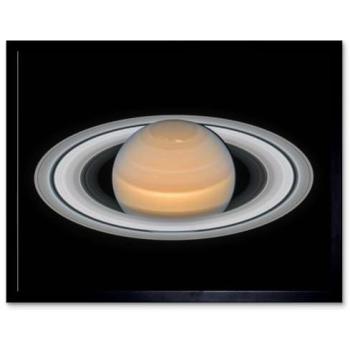 Gas Giant Splendor: Saturn 2018 Hubble Poster