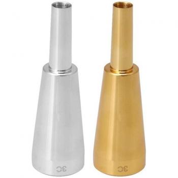 Trompette 2x3C métallique, finition dorée, Conn & King