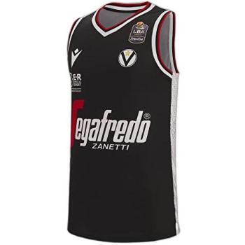 Unisex‑Fussballheimtrikot 2022/23 von Macron für Virtus Bologna – 4XL in Noir