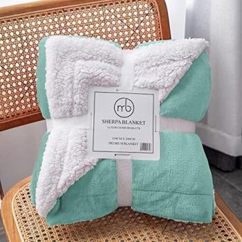 Mixibaby Wohlfühldecke Mint – extra weich, 150 × 200 cm