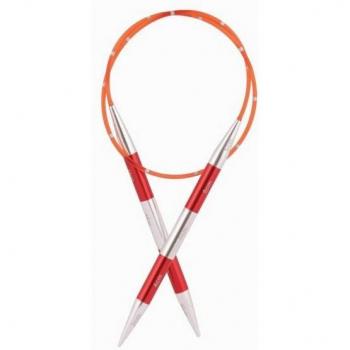 Red Fixed 40cm Knitting Pin – Groves & Thames