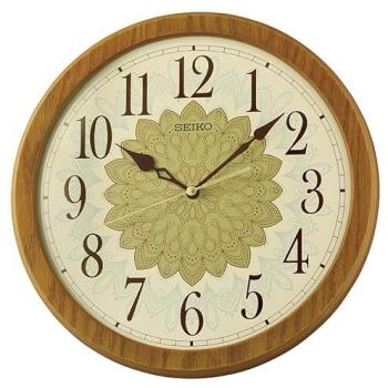 Wanduhr SEIKO – Quarz 29,5 cm – Farbvariante Braun – Geeignet für Arbeitszimmer und Büro