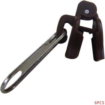 6pcs Zipper Teeth Replacement for Purses and Jackets