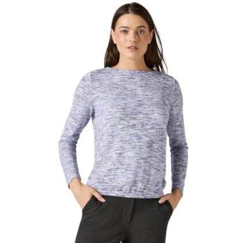 CECIL Damen Strickpullover XXL, Meliert in Multi Lilac mit U-Boot-Ausschnitt