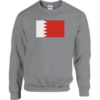 Pixelforma Felpa Grigia con Flag del Bahrain Maniche Lunghe Mixte