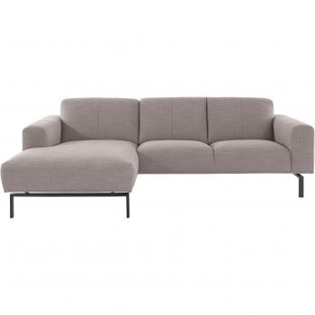 Andas Ecksofa Lungre, L-Form, extra hohe Metallfüße