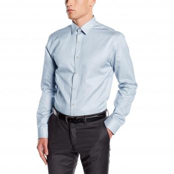 SELECTED HOMME Camisa Shdone-pellesantiago Ls Noos, Hombre, Azul