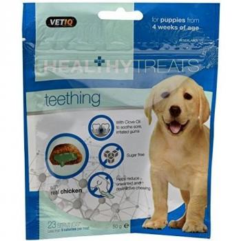 Vetiq Teething Snacks for Dogs 50g