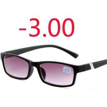 Gafas de sol anti-rayos azules para miopía, unisex, graduaciones de -1.0 a -4.0