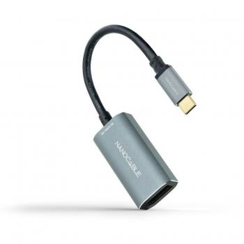 Conversor Usb-c A Displayport Gris Nanocable 10.16.4104-g