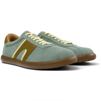 Men's Camper Pelotas Soller Green Sneaker, Size 44, Smooth Leather